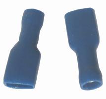 BLUE FULLY INSULATED FEMALE TERMINAL 6.3mm