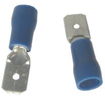 BLUE PRE INSULATED MALE TERMINAL 6.3mm