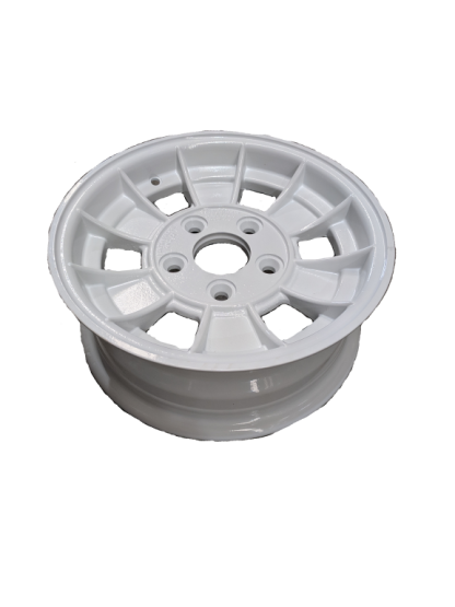 13X6 INCH ALLOY TRAILER WHEEL FORD RIM - WHITE TO SUIT FORD STUD PATTERN 5x114.3