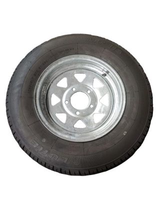 175R13 Light Truck Tyre fitted to 13 inch Galv Ford Rim