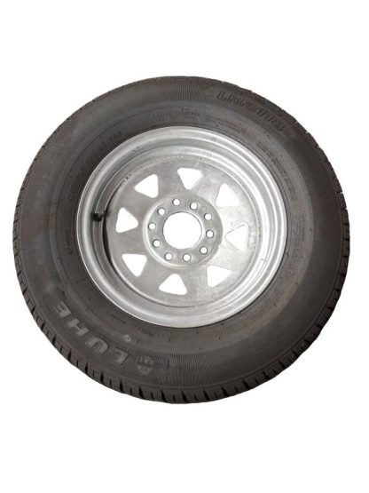 175R13 Light Truck Tyre fitted to Multi-fit Galv Rim