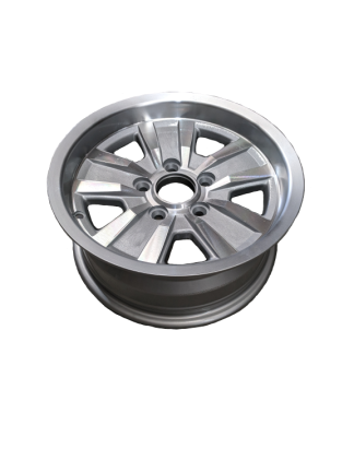 14X6 INCH ALLOY TRAILER WHEEL FORD RIM - SILVER - TX2 TO SUIT FORD STUD PATTERN 5x114.3