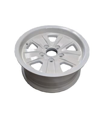 14X6 INCH ALLOY TRAILER WHEEL FORD RIM - WHITE TO SUIT FORD STUD PATTERN 5x114.3 - TX2