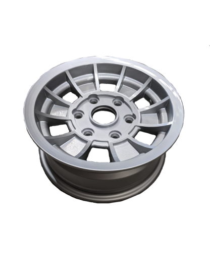 14X6 INCH ALLOY TX1 TRAILER WHEEL LANDCRUISER RIM - SILVER TO SUIT LC6 STUD PATTERN 6X139.7 - TX1