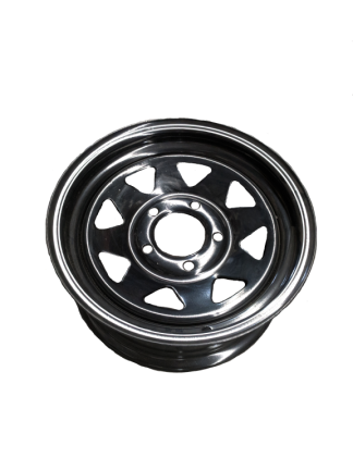 14X6 Rim only - Commodore Black Sunraysia To suit Commodore 5x120.65 pcd Hub - two silver stripes