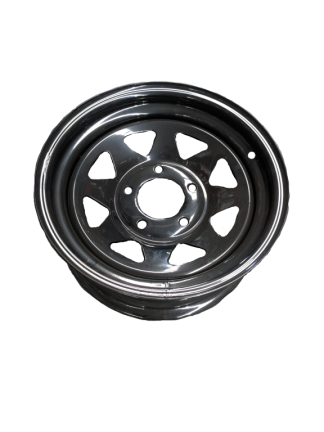 14X6 Rim only - HQ Black Sunraysia To suit HQ 5 x 4 3/4 pcd Hub