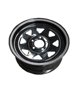 14X6 Rim only - HT Black Sunraysia To suit HT 5x108 pcd Hub