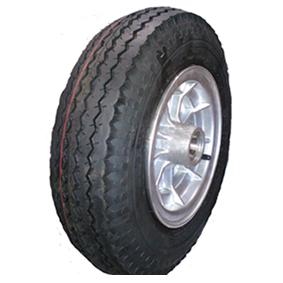 185R14LT Tyre fitted to 14 inch BLACK Sunraysia Land Cruiser Rim To suit LandCruiser 6 Stud