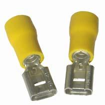 YELLOW PRE-INSULATED FEMALE 6.3mm