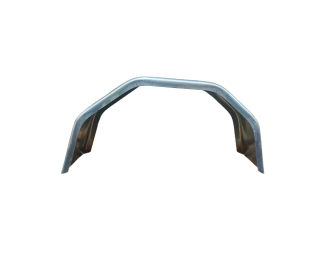 8" Single Axle Mudguard 4 Fold  SUIT 10-13" Wheels - Width 200mm Length 695mm Height 310 (Smooth Zinc)