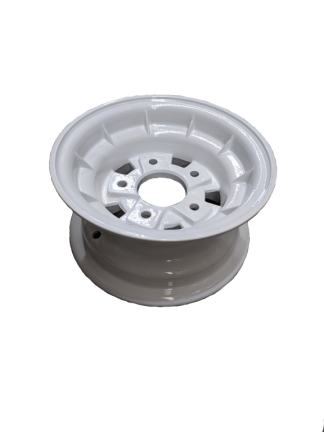 9X4.5 INCH ALLOY BOAT WHEEL HT RIM - WHITE TO SUIT HT STUD PATTERN 5x108 NOT DESIGNED FOR TUBELESS USE