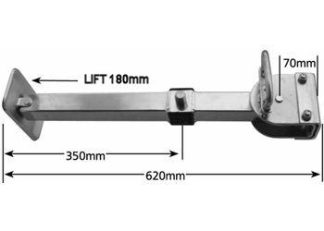 Quick Release Adjustable Leg Heavy Duty Foot 620mm - 800mm