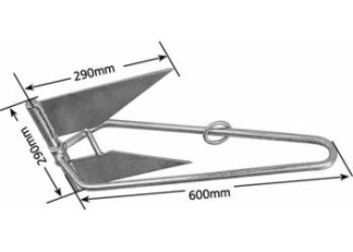 10lb Anti Snag Anchor - Hot Dip Galvanised