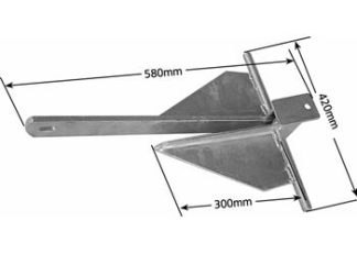 16lb Sand Anchor - Hot Dip Galvanised - Manutec