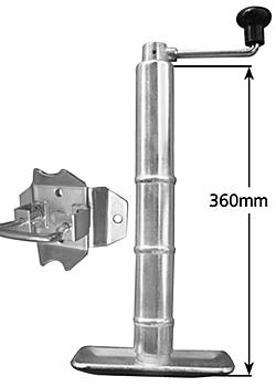 Standard Adjustable Stand with Pin Locking Swivel Bracket 360mm - 585mm