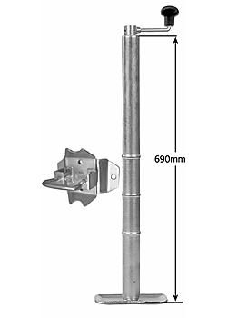 Standard Adjustable Stand with Pin Locking Swivel Bracket 690mm - 915mm