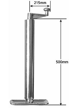 Heavy Duty Adjustable Stand without Clamp/Bracket 500mm - 725mm