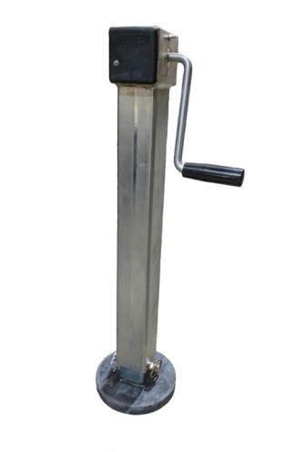 Side Winding Adjustable Stand with fixed handle and removable rubber foot - Medium Duty