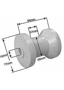 3.5 inch Cotton Reel - 16mm Bore