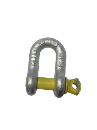 1000kg Rated 10mm Galvanised D-Shackle