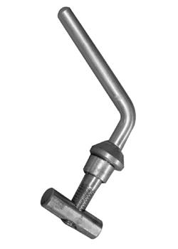 Handle Set for Double Clamp with Retaining Bar