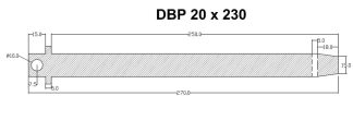 Draw Bar Pin 20mm x 230mm