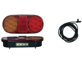 LED COMBINATION TRAILER LAMP - TWIN PACK AND LOOP KIT 12V