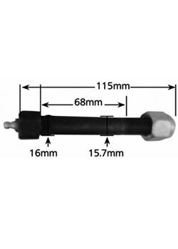 High Tensile Suspension Bolt 115mm x 16mm