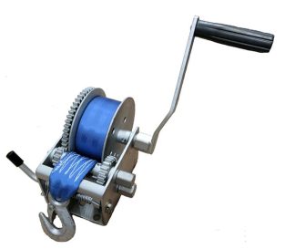 Hand Winch, Dacromat, Web Strap 10:5:1 ratio Snap Hook 1000 kgs