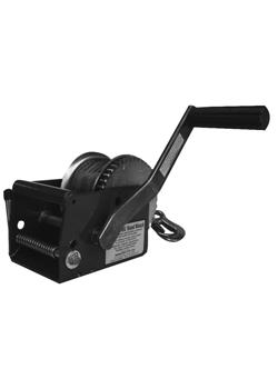 Hand Winch, Web Strap 5:1 ratio Snap Hook