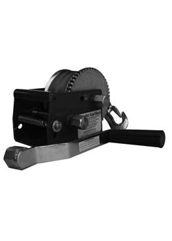 Hand Winch, Web Strap 5:1:1 ratio Snap Hook