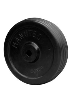 Solid Rubber Wheel 150mm -  13mm Nylon Bore