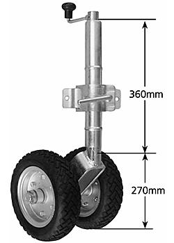 J/W Twin 10  Solid Wheels with clamp