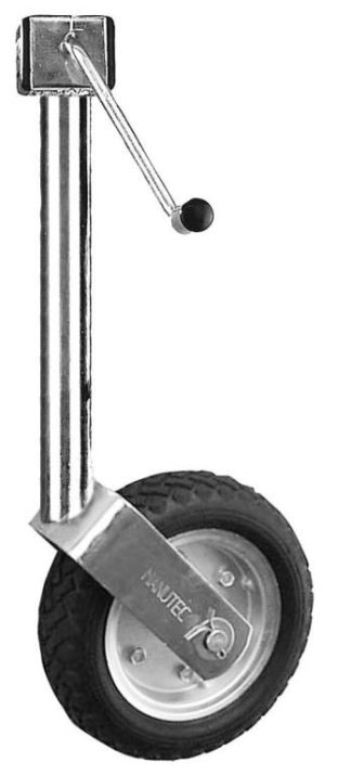 Side Wind Heavy Duty 10 inch Solid Pneumatic - No Bracket- Plai