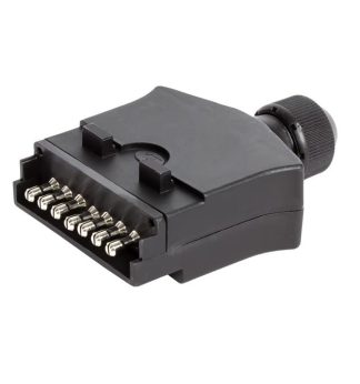 Flat 7 Pin Male Trailer Plug - Plastic