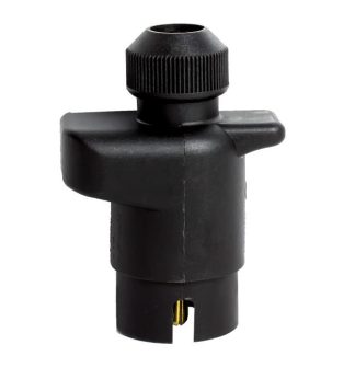 Large Round 7 Pin Male Trailer Plug - Plastic