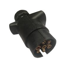 7 PIN SMALL ROUND MALE TRAILER PLUG - 20PK