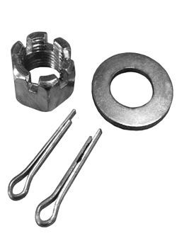 Crown Nut, Split Pin - Washer Set