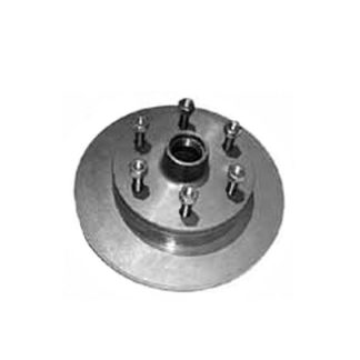 Hub Disc L/Cruiser - Complete With  Studs/Nuts/Grease Cap /Marine Seal - B BearingSGalvanised - 12 inch