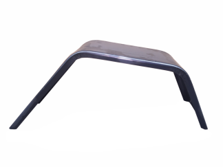 SINGLE 10 INCH MUDGUARD - FLAT BLACK TO SUIT 14 INCH WHEELS