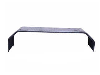 9" Tandem Axle Mudguard - 4 Fold 14" - 15" Wheels - Width 230mm Length 1560mm Height 465mm (Checker Black)