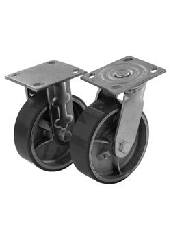 PCI Series Polyurethane Fixed Castor Wheel - 150mm Diameter