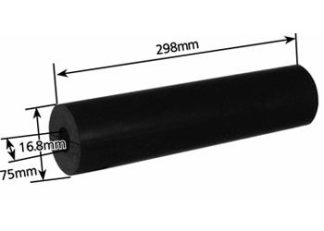 12 inch Parallel Keel Roller - 17mm Bore (85 Duro)