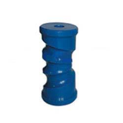 6 inch Self Centering Roller Blue - 17mm Bore