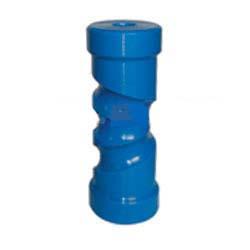 8 inch Self Centering Roller Blue - 17mm Bore