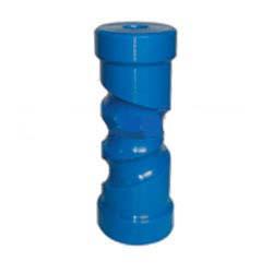 8 inch Self Centering Roller Blue - 21mm Bore