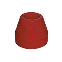 2 1/2 inch Tapered Roller - Red Poly - 17mm Bore