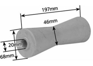 8 inch Veel Roller - 20mm Bore