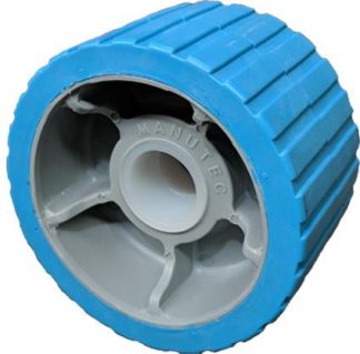 3 inch x 5 inch Wobble, Poly, Blue, 24mm bore