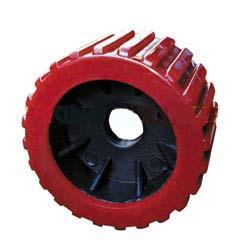 3" X 4" Wobble, Poly, Red, 20mm bore